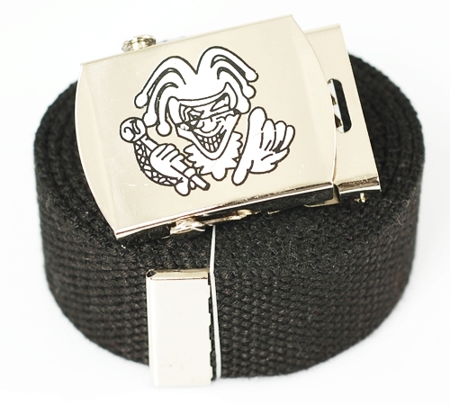 « JOKER » MILITARY CANVAS WEB BELT & BUCKLE 60 INCHES