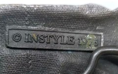 Vtg. Install 1978 Bronze Locomotive Train Belt Buckle. Antiq Finish.#1142. Heavy