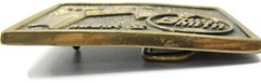 Vintage Shop Smith Mark V Belt Buckle Solid Brass USA BTS