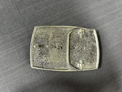 Cowboy Western Style Belt Buckle Framed Stone Southwest Mens Unisex Yeehaw READ