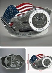 United States Army Eagle American Belt Buckle military Armed Forces Unisex