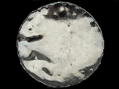 QK11175 *NOS* REALLY COOL **ABSTRACT ARTWORK** STAINLESS STEEL BELT BUCKLE