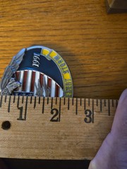 Operation Desert Storm Jan 16 1991 Metal Belt Buckle Eagle Jets American Flag