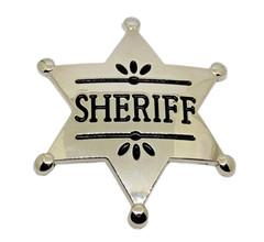 Polish Silver Sheriff Badge Belt Buckle – Western Sheriff Belt Buckle