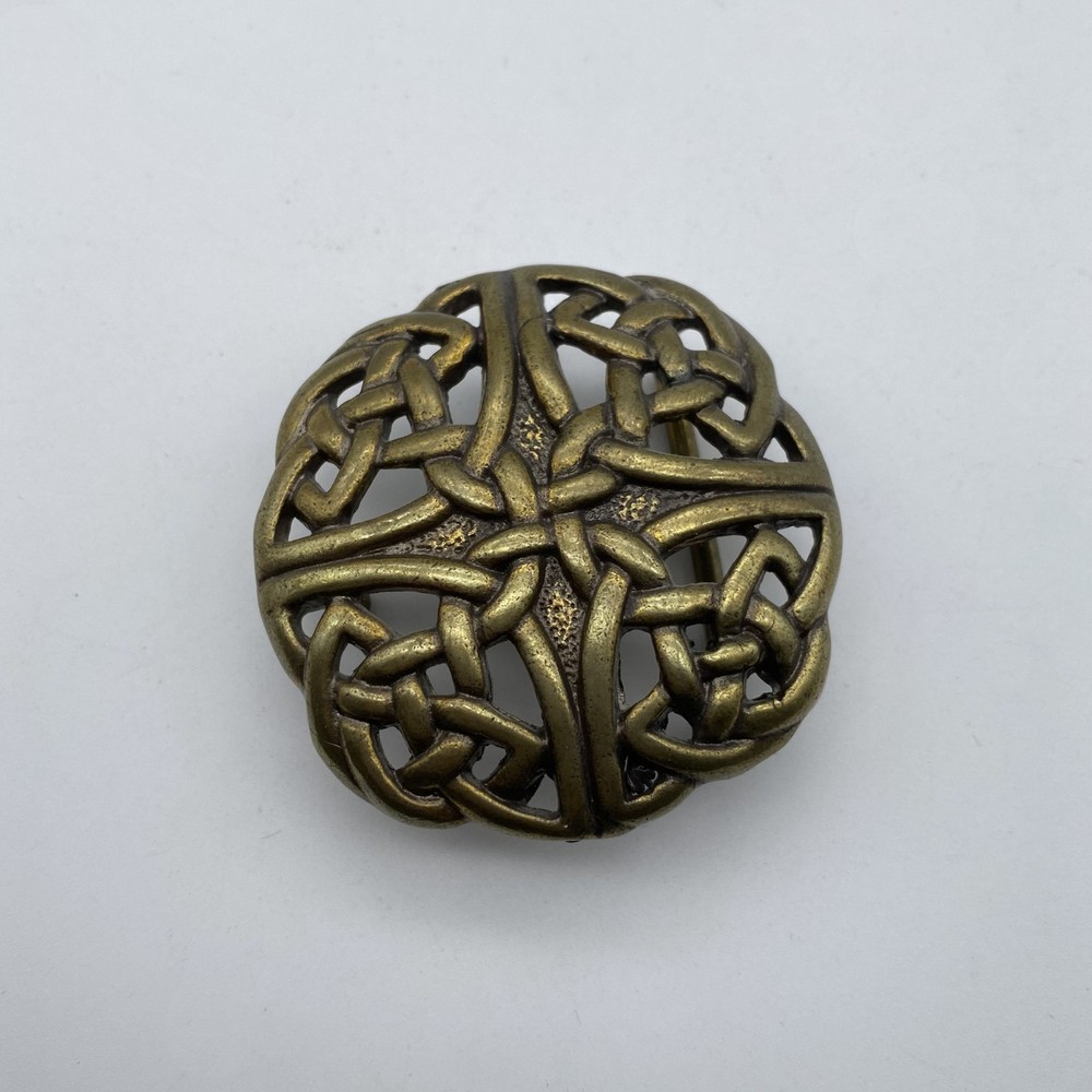 Bohemian Brass Belt Buckle – Handcrafted Boho Western Style BuckleBohemian Brass