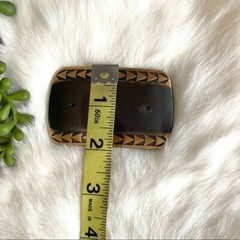 Belt Buckle Black & Copper Rodeo Western Bull Rider Cowboy Cowgirl