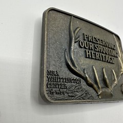 Belt Buckle NRA Preserving Our Shooting Heritage Whittington Center Hunting