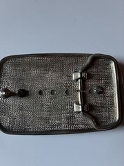 Western Belt Buckle With Polished Stone.