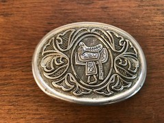 Vintage Avon Horse Saddle Unisex Metal Belt Buckle 2 1/4&Prime; X 3&Prime;