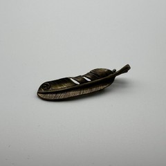 Brass Feather Pendants For Decoration #SALES lot