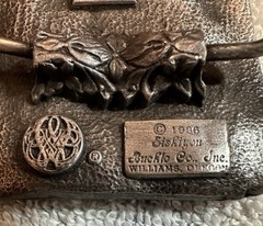 Vintage Locomotive Train Belt Buckle by Siskiyou-Bergamont 3.25”x2.0”