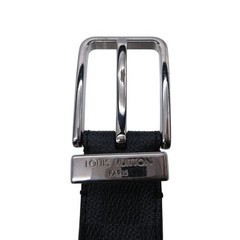 LOUIS VUITTON Ceinture Pont Neuf Damier Graphite Canvas M9402 Belt DDP Used