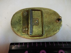 Locomotive 999 Solid Brass Belt Buckle Railroad Engine Train