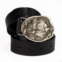 German silver belt buckle Fighting Knight Medieval military german silver buckle