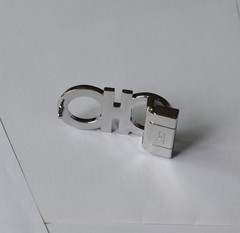 Salvatore Ferragamo Silver Gancini Belt Buckle – Fits Belt Width 1.38&Prime;