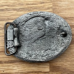 Vintage Siskiyou Canada Belt Buckle 90’s Mountain Eagle Enamel