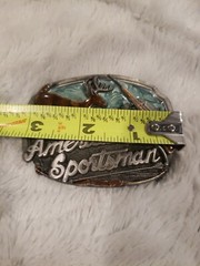 Vintage 1989 Arroyo Grande Buckle Co. AG23 AMERICAN SPORTSMAN Excellent