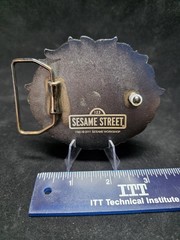Oscar the Grouch Sesame Street 3.5 -Inch Belt Buckle – Unused