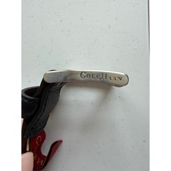 Cole Haan Mens Black Pebble Leather Belt Silver Nickel Buckle Size 40/100