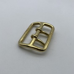 50mm Brass Buckle Sam Browne Double Prong Buckle Leather Belt Buckle