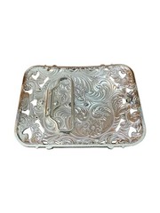 Western Style Saint Mary Buckle Hebilla Vaquera Con La Virgen Guadalupe