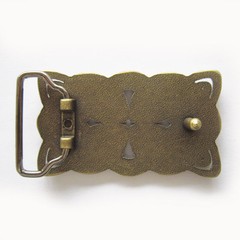 Antique Bronze Plated Celtic Cross Knot Belt Buckle Boucle de Ceinture