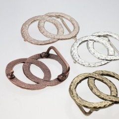 Gürtelschnalle Rings Gürtelschließen Zamak Wechselschließe Belt Buckles GS307