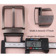 1.5 Inches (38-40 mm) Belt Buckle Single Prong Square Replacement Buckle for …
