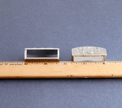 New 1 1/2&Prime; 38mm belt keeper(2 pcs set)(#L18B) for man/women brush nickel finish