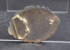 NWOT Horse Cowboy Bucking Bronco Belt Buckle Silver Tone Oxidation Design 4&Prime; G8