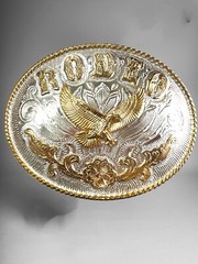 Eagle Cowboy Western Style Belt Buckle Hebilla Vaquera Con Águila