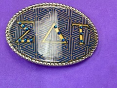 Eat Belt Buckle Frat Greek College Animal House Toga Novelty Joke