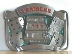 Belt Buckle Gambler Dice Cross Pig Heart Check Poker Skat Metal Buckle