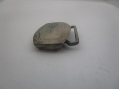 Antique Art Deco Hickok Sterling Silver Monogram Belt Buckle