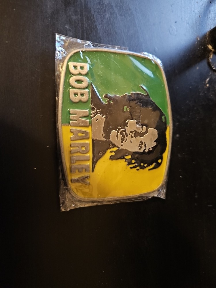 MUSIC LEGEND BOB MARLEY Metal BELT Buckle NIP