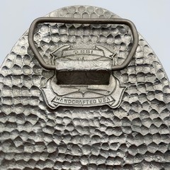 VTG SSI Handcrafted Metal Belt Buckle Southwest Eagle Rain Cloud Fathers 4&Prime; USA