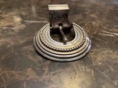 James Reid .925 Sterling 14k Gold Romanesque belt buckle set ✅