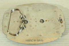 Bull Rider Cowboy Rodeo Western Silver/Black Tone BELT BUCKLE / New