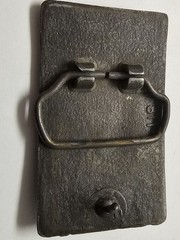 VINTAGE SMITH & WESSON World&rsquo;s Finest Handgun Belt Buckle Brass Pewter #811