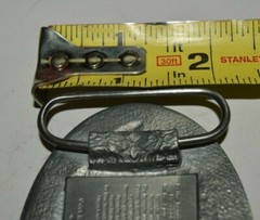 2015 Heart of Zachary Cape Canaveral Energy Center Award Silver Tone Belt Buckle