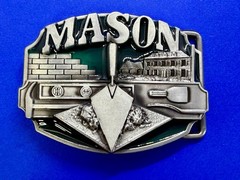 MASON Masonry Brick Laying Construction Work Tools Job Series Belt Buckle