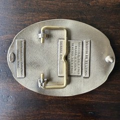 US Army Operational Test Command Belt Buckle Brass OTC ATEC Insignia Wilensky