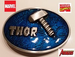 mighty THOR belt buckle full metal AVENGERS Ragnarok cosplay 3.5×2.6 inch