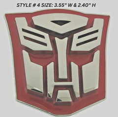 Hasbro Transformers Belt Buckles Red Metal Original Halloween Cosplay Men Women