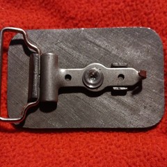 Diamond-Star Motors Construction Safety Award Belt Buckle Silver 1.5in