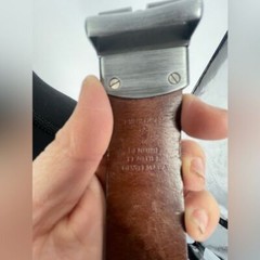 Classic Relic 1967 Leather brown and black belt size 34