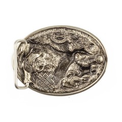 Mallard german silver belt buckle, Duck hunting, Trophy duck season hunter gift