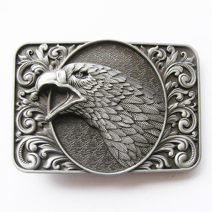 American Bald Eagle Western Metal Fashion Belt Buckle