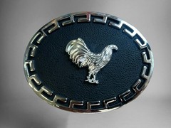 Rooster Western Cowboy Style Belt Buckle Hebilla Vaquera Rodeo Con Gallo