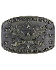 Montana Silversmiths Men&rsquo;s Men'S Second Amendment Heritage Attitude Belt –